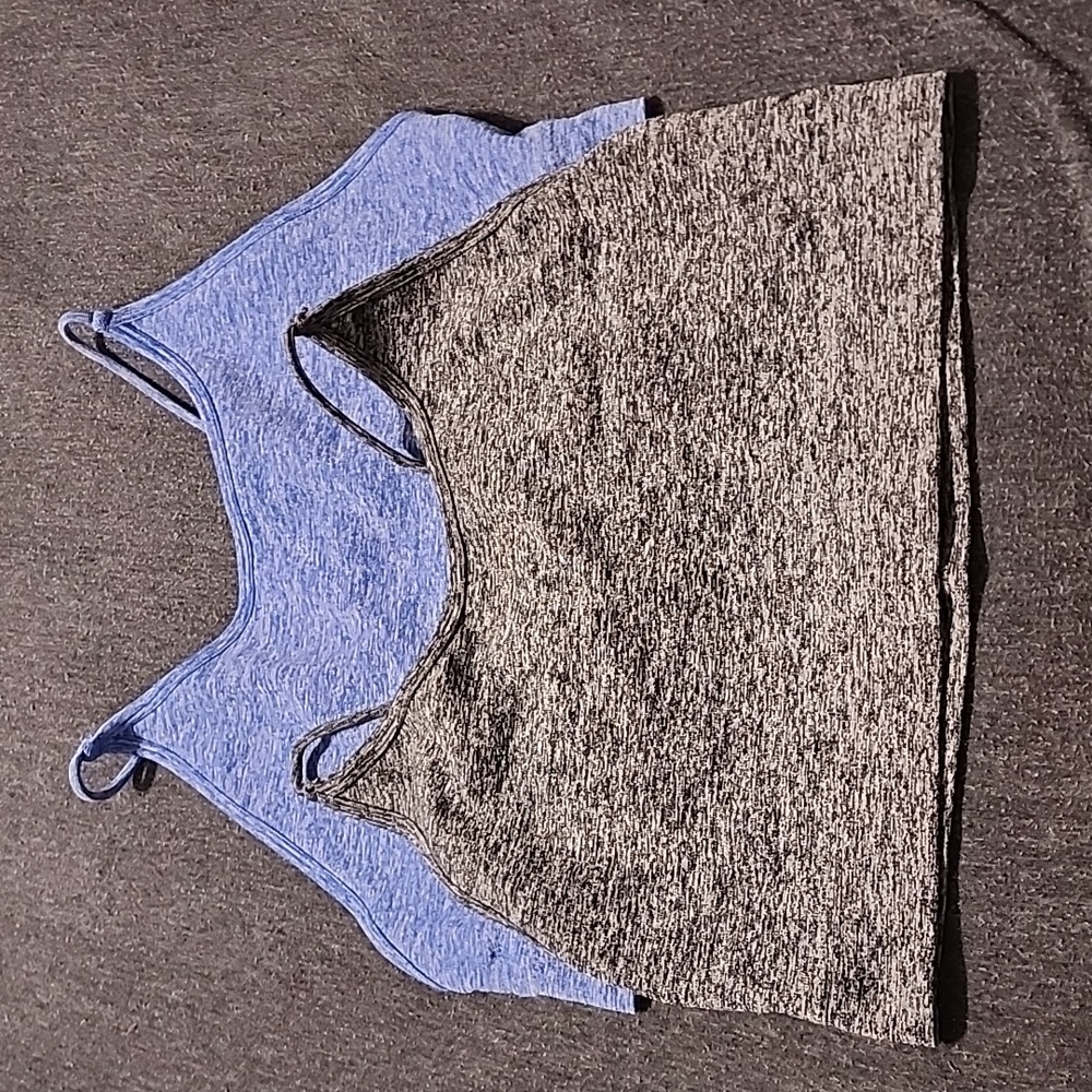 💕NWOT Buffbunny Resource Seamless Bras - Granite and Atlantic